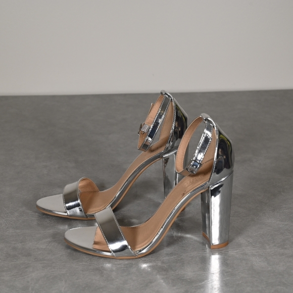 Charlotte Russe Shoes - 2/$20 Metallic Silver Heels